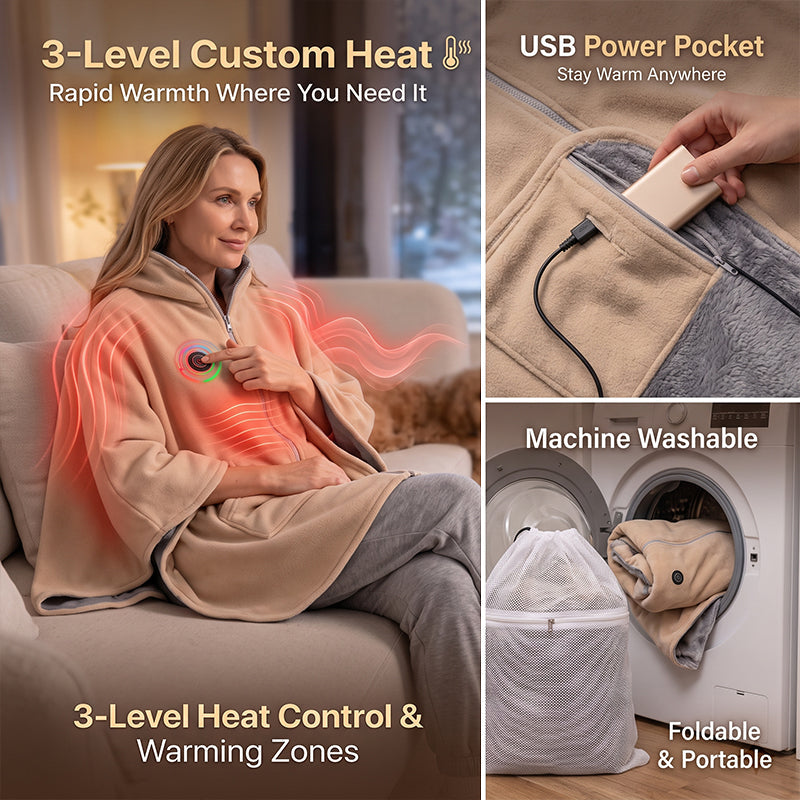 Wearable Heated Blanket