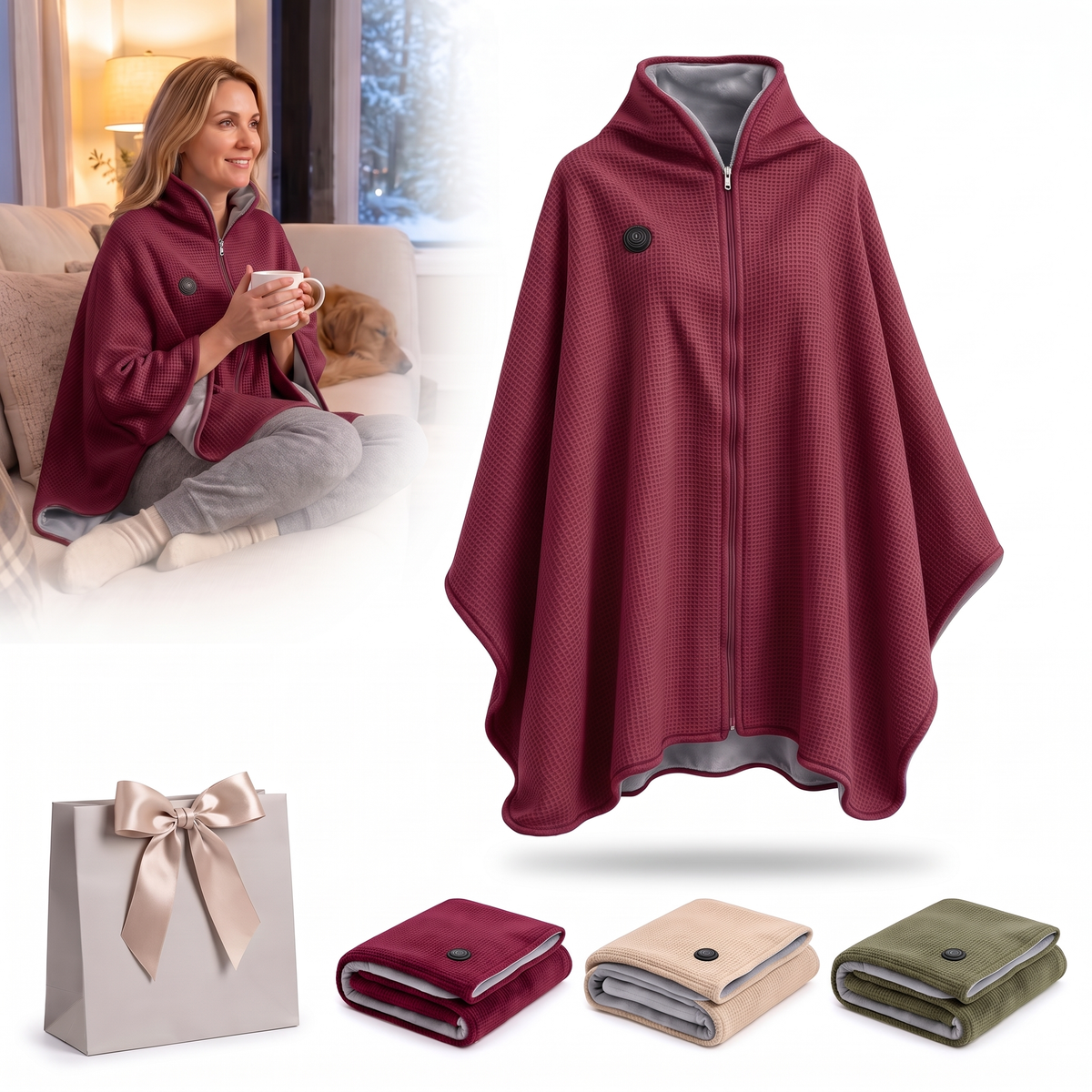 Wearable Heated Blanket